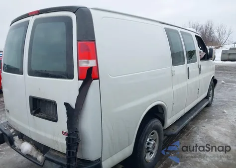 2021 GMC Savana Cargo Rwd 2500 Regular Wheelbase Work Van from USA, damaged, VIN 1GTW7AF72M1254793